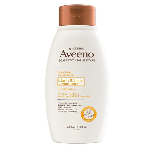 Aveeno Apple Cider Vinegar Clarifying Conditioner for Dull Hair 354mL