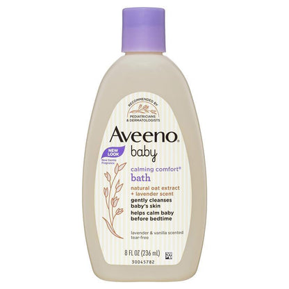 Sữa tắm Aveeno Baby Calming Comfort hương hoa oải hương và vani 236mL 