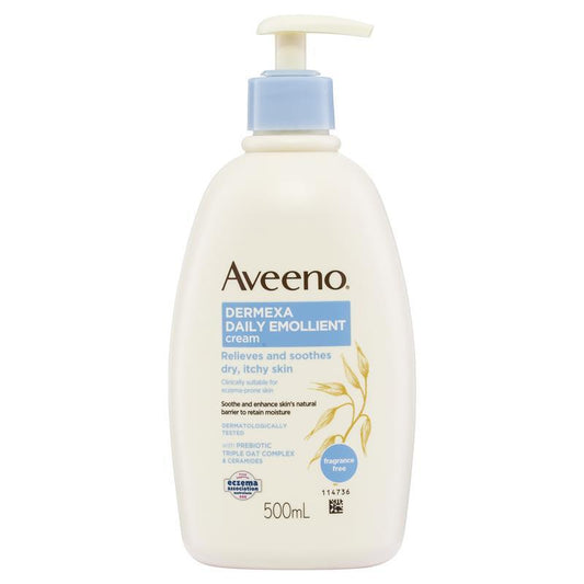 Aveeno Dermexa 每日润肤无香身体霜 500ml 