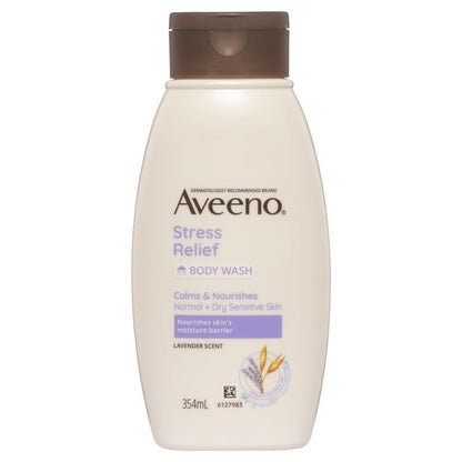 Aveeno 舒缓压力保湿薰衣草香味沐浴露 354ml 