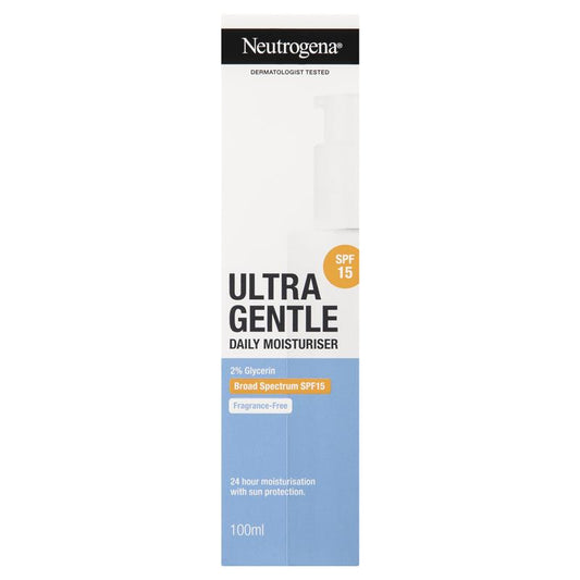 Kem dưỡng ẩm Neutrogena Ultra Gentle SPF15 100ml 