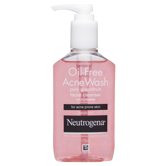 Sữa rửa mặt Neutrogena Oil Free Acne Wash Pink Grapefruit 175ml 