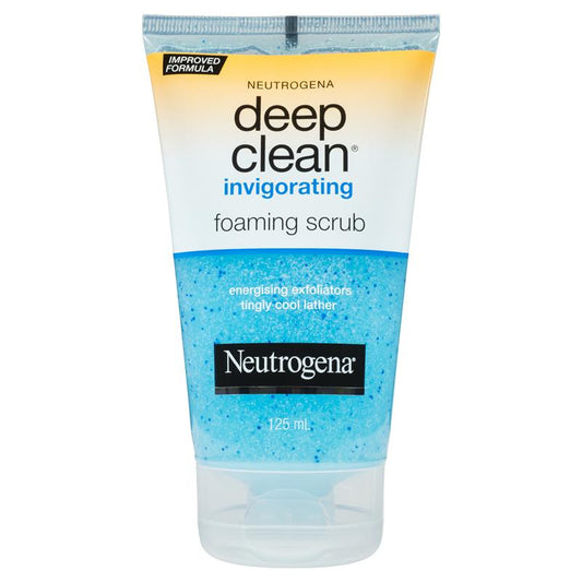Sữa rửa mặt tạo bọt làm sạch sâu Neutrogena Deep Clean Invigorating Foaming Scrub 125mL 
