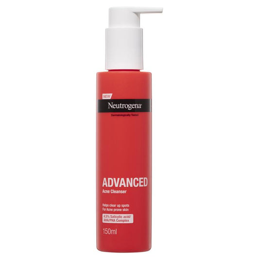 Sữa rửa mặt trị mụn Neutrogena Advanced Acne Cleanser 150ml 