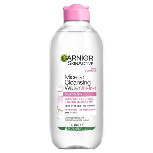 Nước tẩy trang Garnier SkinActive Micellar Cleansing Water dành cho mọi loại da 400ml 