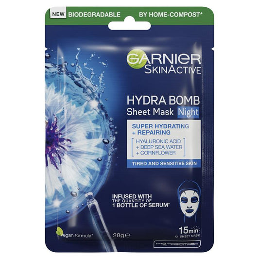 Mặt nạ ngủ Garnier Hydra Bomb Hyaluronic Acid 