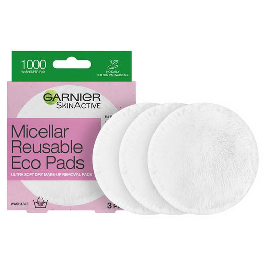 Garnier Micellar Tái Sử Dụng Eco Pads 3 Gói 