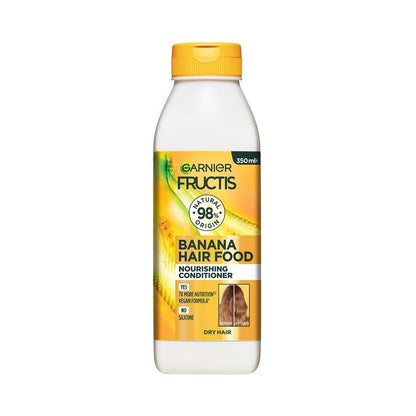 Dầu xả Garnier Fructis Hair Food Nourishing Banana dành cho tóc khô 350ml 
