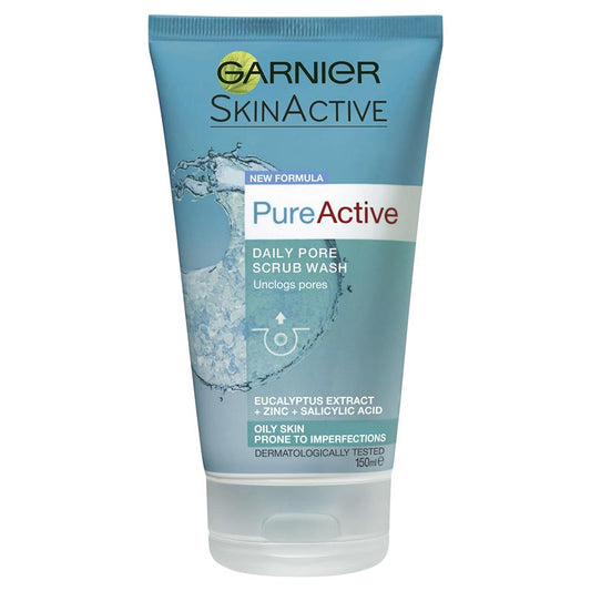 Sữa rửa mặt Garnier Skin Naturals Pure Deep Pore 150mL 