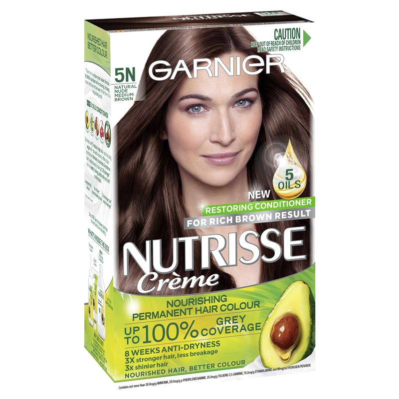 Garnier Nutrisse 5N Nudes Collection Medium Brown