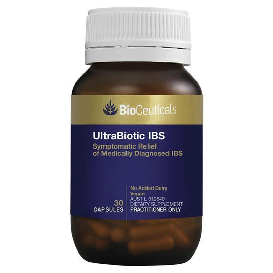 BioCeuticals UltraBiotic IBS 30 Capsules Fridge Line