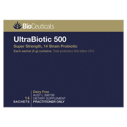 Bioceuticals UltraBiotic 500 14袋装 冰箱包装