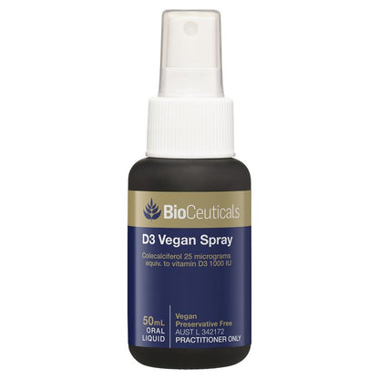 Bioceuticals D3 素食喷雾 50ml 