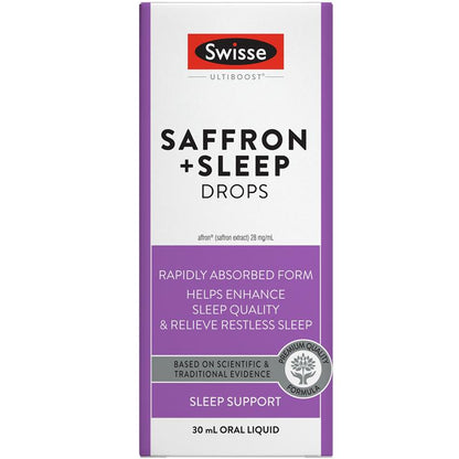 Swisse Ultiboost 藏红花+助眠滴剂 30ml 
