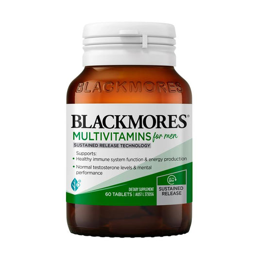 Blackmores Multivitamin For Men Sustained Release 60 Viên 