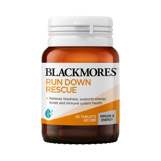 Blackmores Run Down Rescue Immune Support Vitamin 30 Viên 