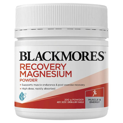 Blackmores 恢复镁肌肉健康维生素粉 200g 