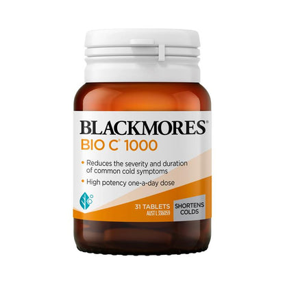 Blackmores Bio C 1000毫克维生素C免疫支持31片