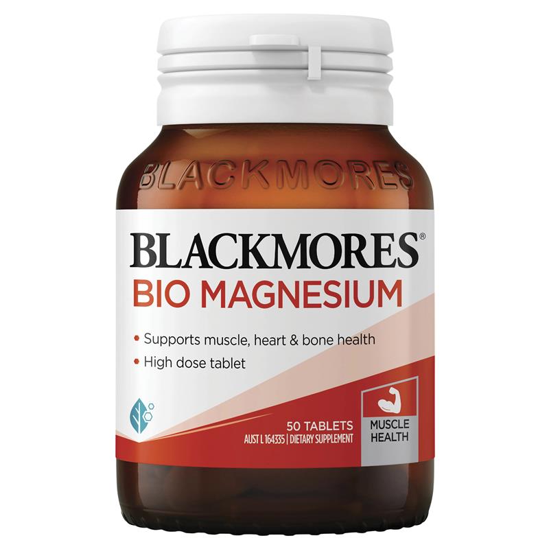 Blackmores Bio Magnesium Muscle Health Vitamin 50 viên 