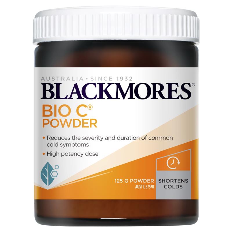 Bột hỗ trợ miễn dịch Blackmores Bio C Vitamin C 125g 