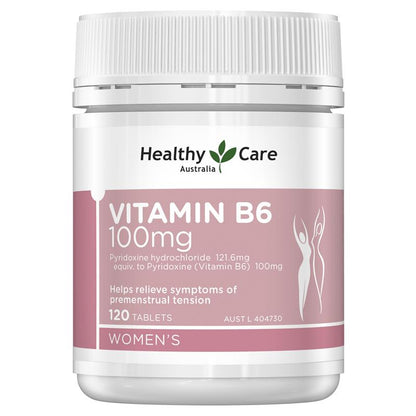 Healthy Care Vitamin B6 100mg 120 Tablets