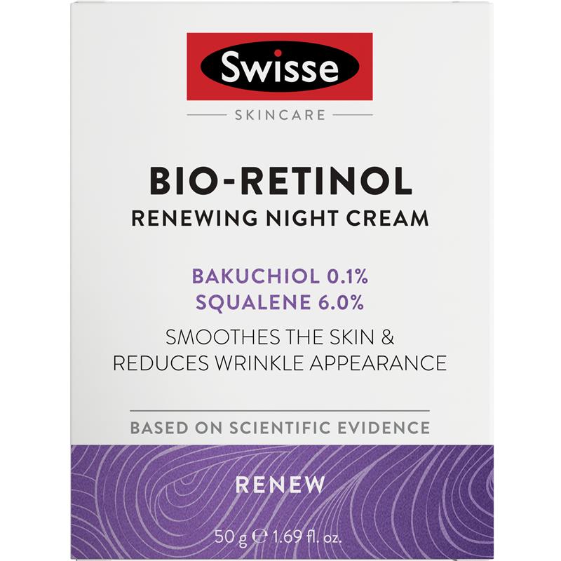 Swisse Skincare 生物视黄醇焕肤晚霜 50 克