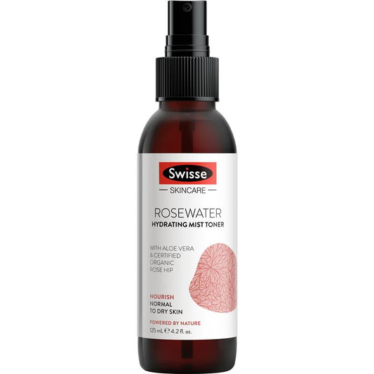 Swisse 护肤玫瑰水保湿喷雾爽肤水 125ml 