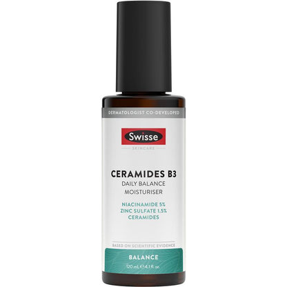 Kem dưỡng ẩm cân bằng hàng ngày Swisse Skincare Ceramides B3 120ml 