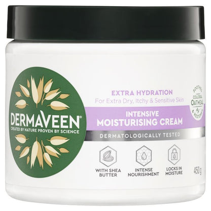 DermaVeen 强效保湿霜 450g 