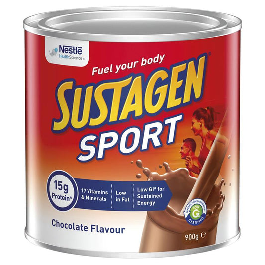 Bột dinh dưỡng thể thao Sustagen hương sô cô la 910g 