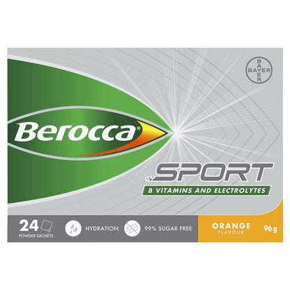 Bột điện giải Berocca Sport Cam 24 gói 