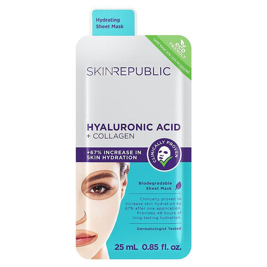 Mặt nạ dưỡng da Hyaluronic Acid &amp; Collagen Skin Republic 25ml 