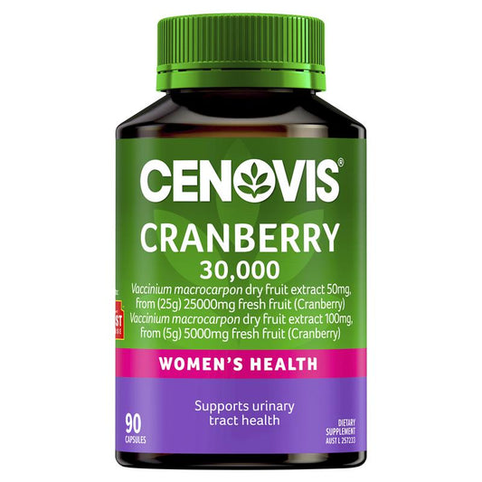 Cenovis 蔓越莓 30,000 促进女性健康 90 粒胶囊（独家规格） 