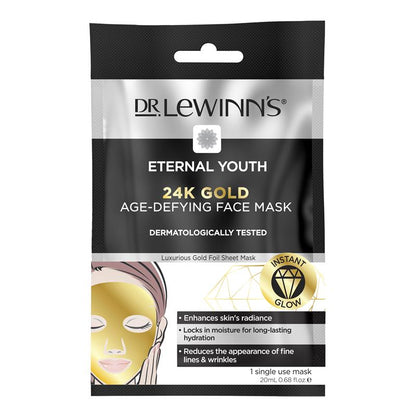 Dr LeWinn 永恒青春 24k 金片状面膜