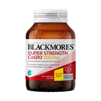 Blackmores 超强效辅酶 Q10 300 毫克 心脏健康维生素 90 片