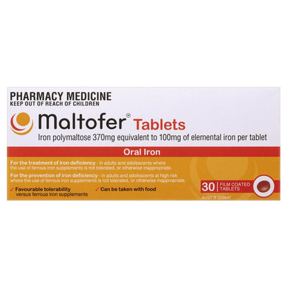 Maltofer Oral Iron 100mg 30 Tablets