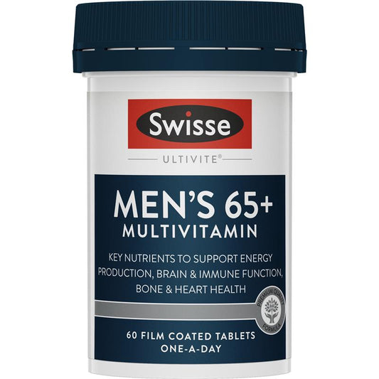 Swisse Mens Multivitamin 65+ 60 Viên 