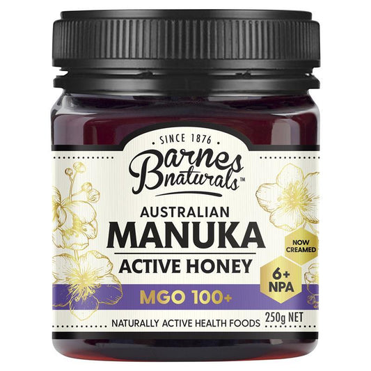 Barnes Naturals Australian Manuka Honey 250g MGO 100+