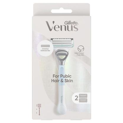 Lưỡi dao cạo râu Gillette Venus dành cho lông mu và da 2 lưỡi 