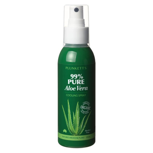 Xịt làm mát Plunketts 99% lô hội nguyên chất 125ml 