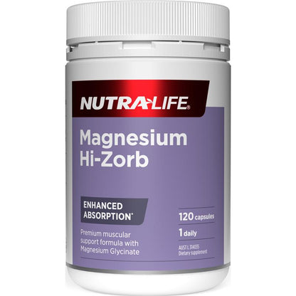 Nutra-Life Magnesium Hi-Zorb 120 viên nang 