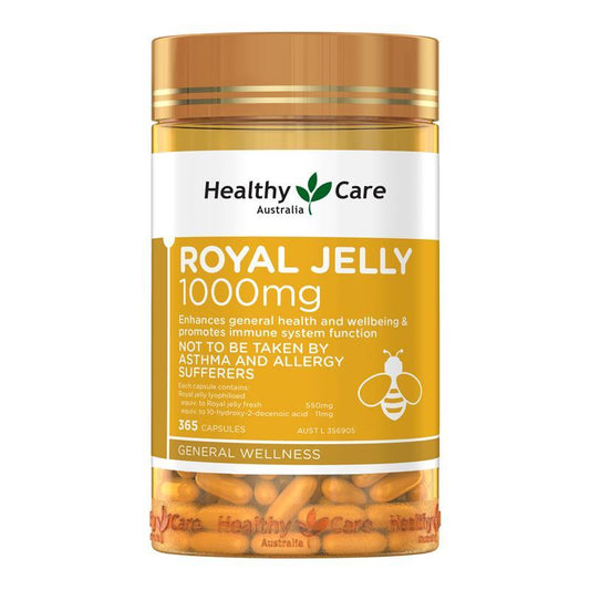 Healthy Care Royal Jelly 1000 365 Capsules
