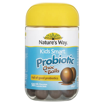 Nature's Way Kids Smart Probiotic 50 Choc Balls