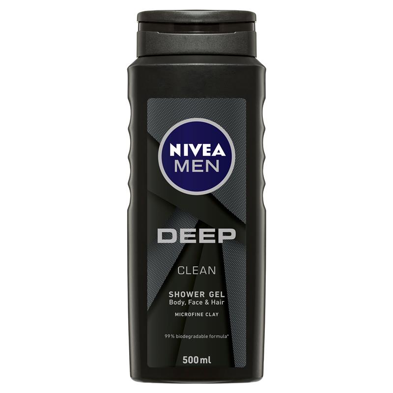 NIVEA for Men Deep Shower Gel 500ml