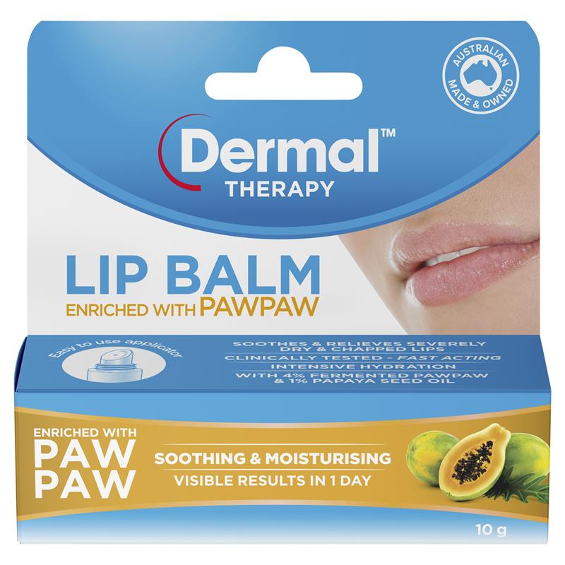 Dermal Therapy 木瓜润唇膏 10g 