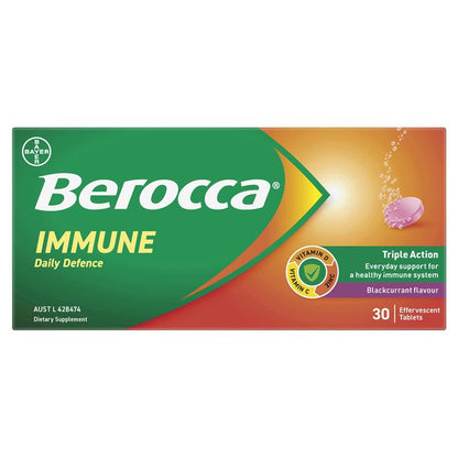 Berocca 免疫日常防御黑加仑味 30 片泡腾片