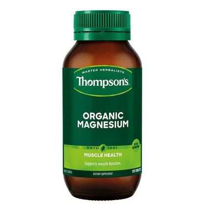 Viên uống bổ sung Magie hữu cơ Thompson 120 viên 