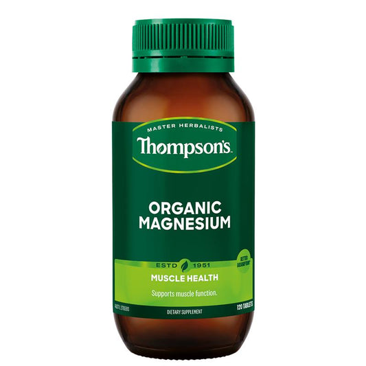 Thompson's Organic Magnesium 120 Tablets