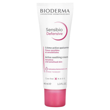 Kem dưỡng ẩm Bioderma Sensibio Soothing Defensive Light dành cho da nhạy cảm 40ml 