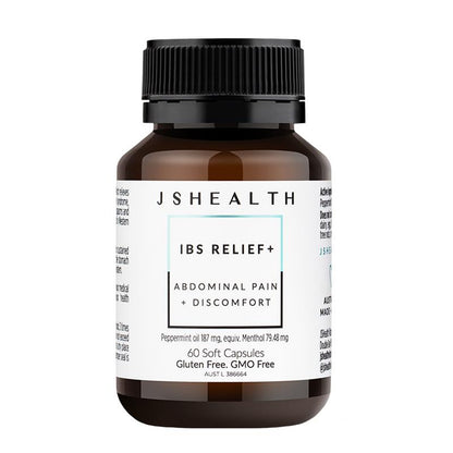 JSHEALTH IBS 缓解 + 60 粒胶囊